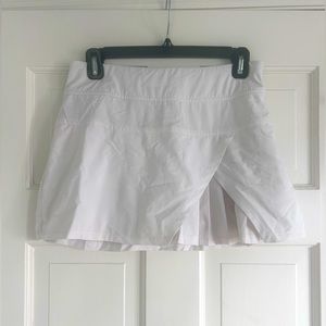 White Athleta Tennis Skirt